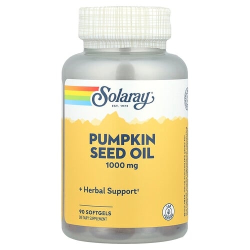 Solaray Pumpkin Seed Oil 1 000 Mg 90 Softgels product image