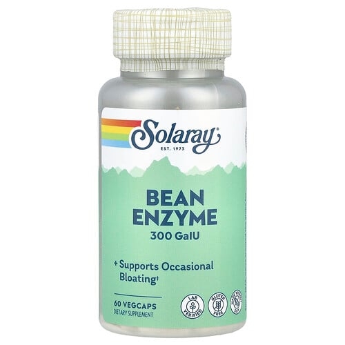 Solaray Bean Enzyme 300 Gaiu 60 Vegcaps product image