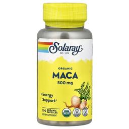 Solaray Organic Maca 500 Mg 100 Organic Capsules