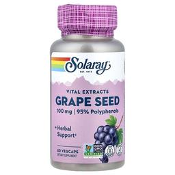 Solaray Vital Extracts Grape Seed 60 Vegcaps