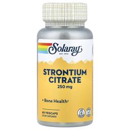 Solaray Strontium Citrate 250 Mg 60 Vegcaps