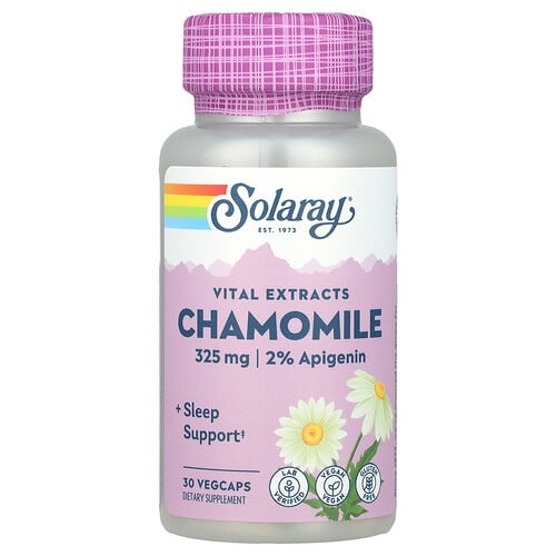 Solaray Vital Extracts Chamomile 325 Mg 30 Vegcaps product image