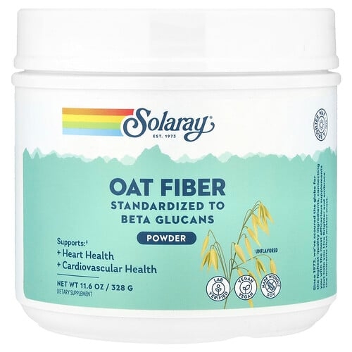 Solaray Oat Fiber Powder Unflavored 11 6 Oz 328 G product image