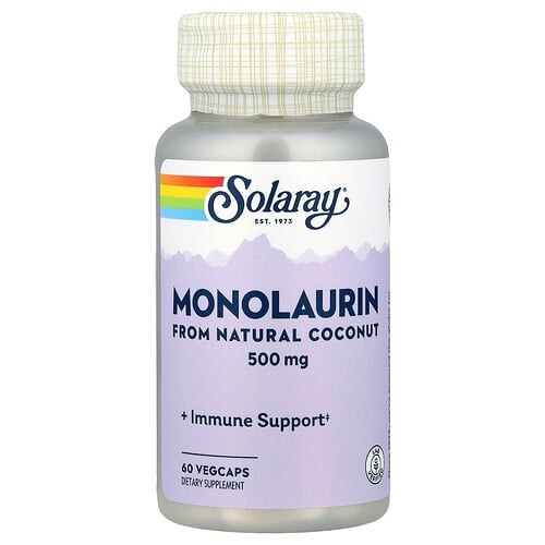 Solaray Monolaurin 500 Mg 60 Vegcaps product image