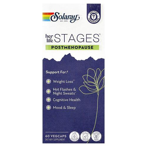 Solaray Her Life Stages Postmenopause 60 Vegcaps product image