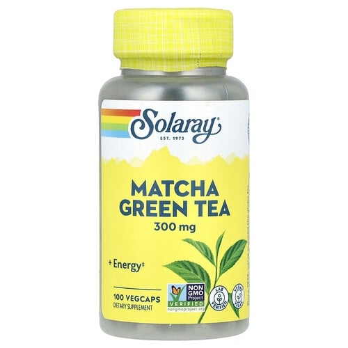 Solaray Matcha Green Tea 300 Mg 100 Vegcaps product image
