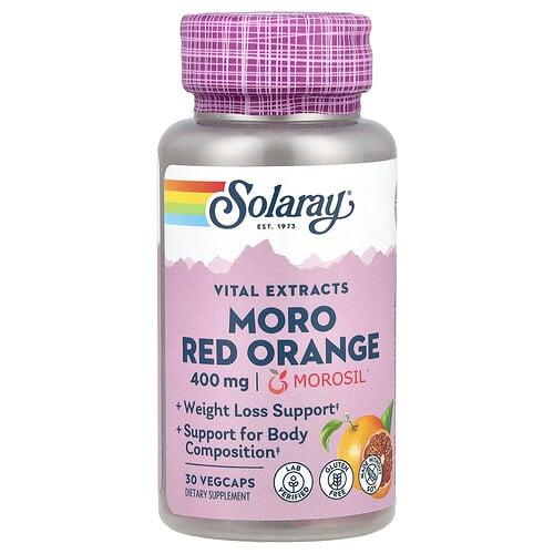 Solaray Vital Extracts Moro Red Orange 400 Mg 30 Vegcaps product image