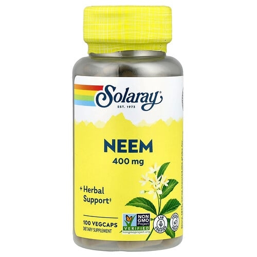 Solaray Neem 400 Mg 100 Vegcaps product image