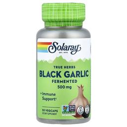 Solaray True Herbs Black Garlic Fermented 500 Mg 50 Vegcaps