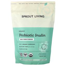Sprout Living Organic Prebiotic Inulin Daily Fiber Powder 1 Lb 454 G