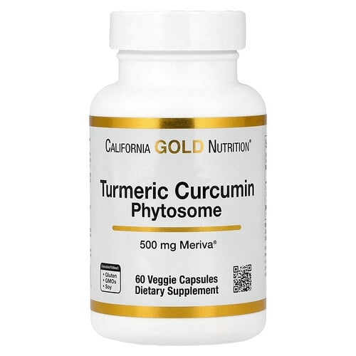 California Gold Nutrition Turmeric Curcumin Phytosome Meriva 500 Mg 60 Veggie Capsules product image