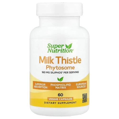 Super Nutrition Milk Thistle Phytosome 160 Mg 60 Veggie Capsules product image