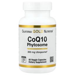 California Gold Nutrition Coq10 Phytosome 300 Mg 60 Veggie Capsules