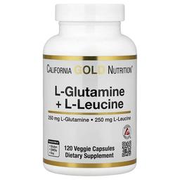 California Gold Nutrition L Glutamine L Leucine 120 Veggie Capsules