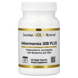 California Gold Nutrition Akkermansia 30b Plus With Berberine Phospholipid Matrix And Oea 60 Veggie Capsules