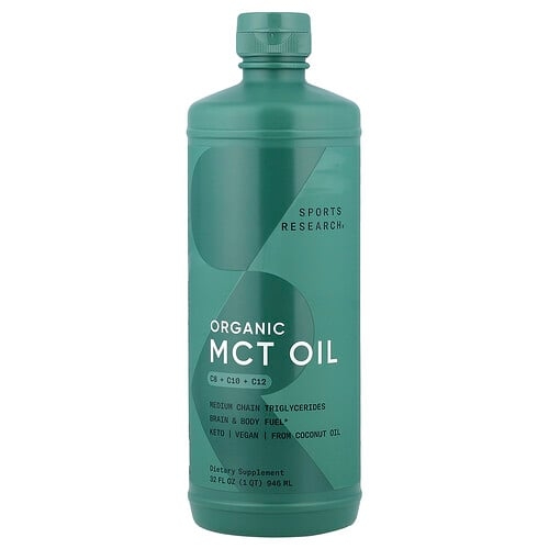 Sports Research Organic Mct Oil C8 C10 C12 32 Fl Oz 946 Ml product image