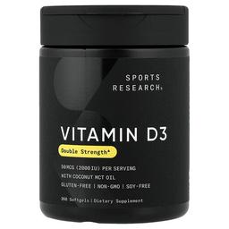 Sports Research Vitamin D3 50 Mcg 2 000 Iu 360 Softgels