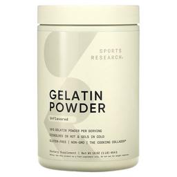Sports Research Gelatin Powder Unflavored 1 Lb 454 G