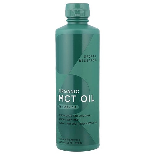 Sports Research Organic Mct Oil C8 C10 C12 16 Fl Oz 473 Ml product image