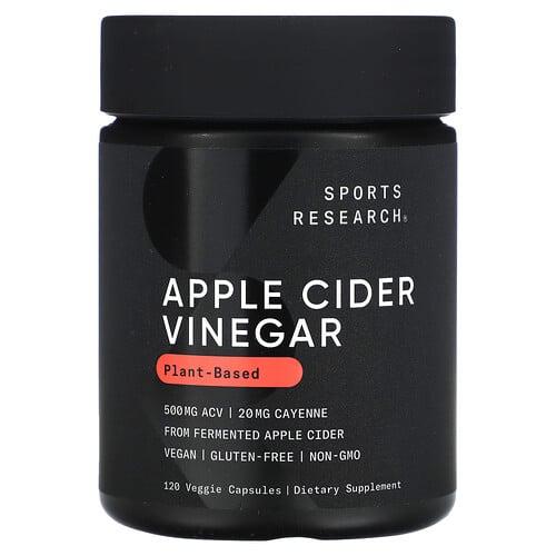 Sports Research Apple Cider Vinegar 120 Veggie Capsules product image