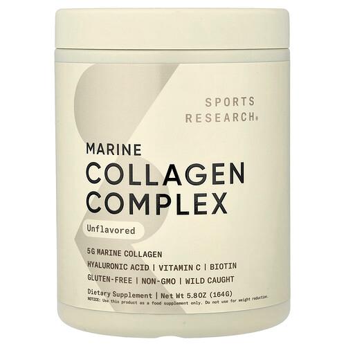 Sports Research Marine Collagen Complex Unflavored 5 8 Oz 164 G product image