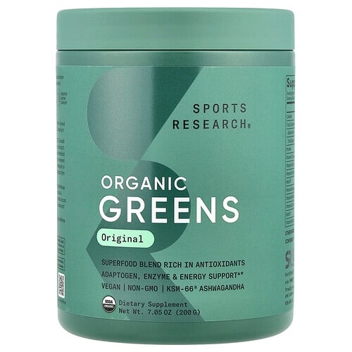 Sports Research Organic Greens Original 7 05 Oz 200 G product image