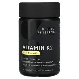 Sports Research Vitamin K2 180 Mcg 60 Veggie Softgels