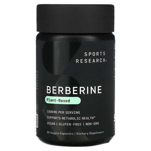 스포츠 리서치 Sports Research, 베르베린, 베지 캡슐 60정(캡슐 1정당 500mg) product image