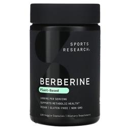 Sports Research Berberine 120 Veggie Capsules 500 Mg Per Capsule