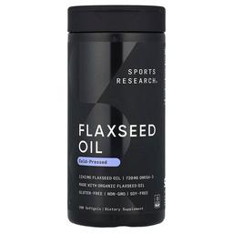 Sports Research Flaxseed Oil 200 Softgels