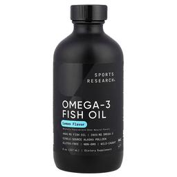 Sports Research Omega 3 Fish Oil Lemon 8 Oz 237 Ml