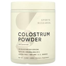 Sports Research Colostrum Powder Unflavored 5 29 Oz 150 G