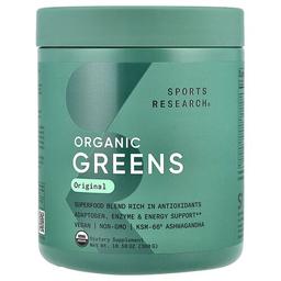 Sports Research Organic Greens Original 10 58 Oz 300 G