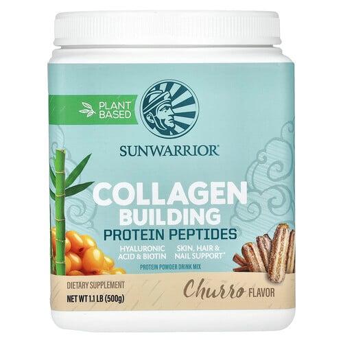 Sunwarrior Collagen Building Protein Peptides Churro 1 1 Lb 500 G product image