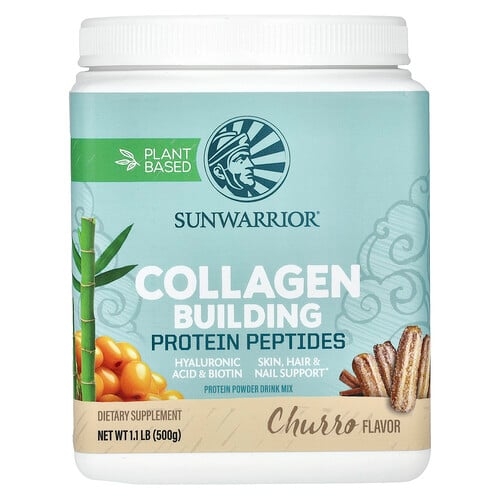 Sunwarrior Collagen Building Protein Peptides Churro 1 1 Lb 500 G product image