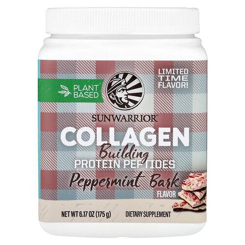 Sunwarrior Plant Based Collagen Peppermint Bark 6 17 Oz 175 G product image