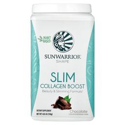 Sunwarrior Shape Slim Collagen Boost Chocolate 1 65 Lb 750 G