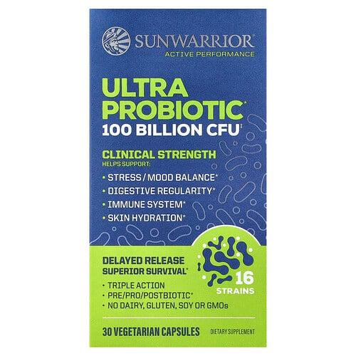 썬워리어 Sunwarrior, 울트라 프로바이오틱, 베지 캡슐 30정 product image