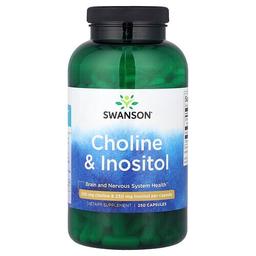 Swanson Vitamins Choline Inositol 250 Capsules