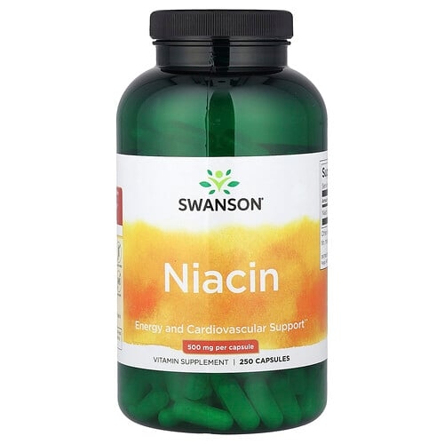 Swanson Vitamins Niacin 500 Mg 250 Capsules product image