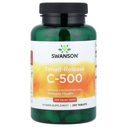 Swanson Vitamins Timed Release C 500 250 Tablets product image