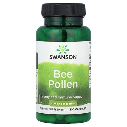 Swanson Vitamins Bee Pollen 400 Mg 100 Capsules product image
