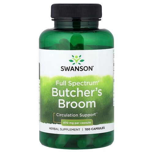 Swanson Vitamins Full Spectrum Butcher S Broom 470 Mg 100 Capsules product image