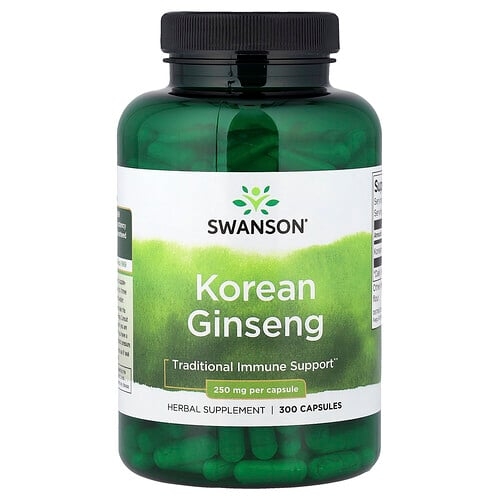 Swanson Vitamins Korean Ginseng 300 Capsules 250 Mg Per Capsule product image