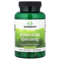 Swanson Vitamins American Ginseng 550 Mg 100 Capsules