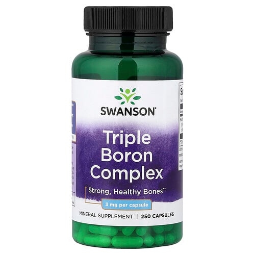 Swanson Vitamins Triple Boron Complex 3 Mg 250 Capsules product image