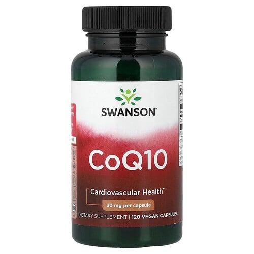 Swanson Vitamins Coq10 30 Mg 120 Vegan Capsules product image