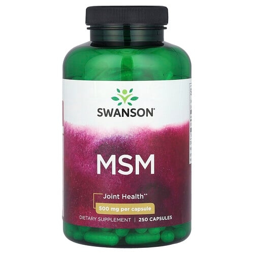 Swanson Vitamins Msm 500 Mg 250 Capsules product image