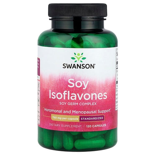 Swanson Vitamins Soy Isoflavones 750 Mg 120 Capsules product image