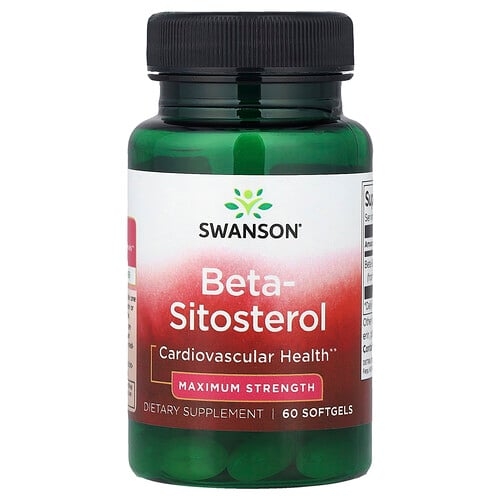 Swanson Vitamins Beta Sitosterol Maximum Strength 60 Softgels 160 Mg Per Softgel product image